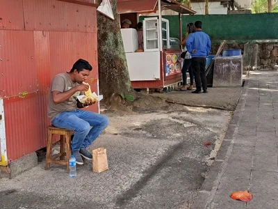 Le dholl puri mauricien